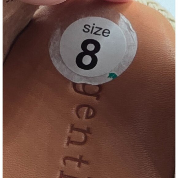 Women's - Gentle Souls by Kenneth Cole Lena Wedge Leather Sandals, Size 8 - Picture 9 of 10